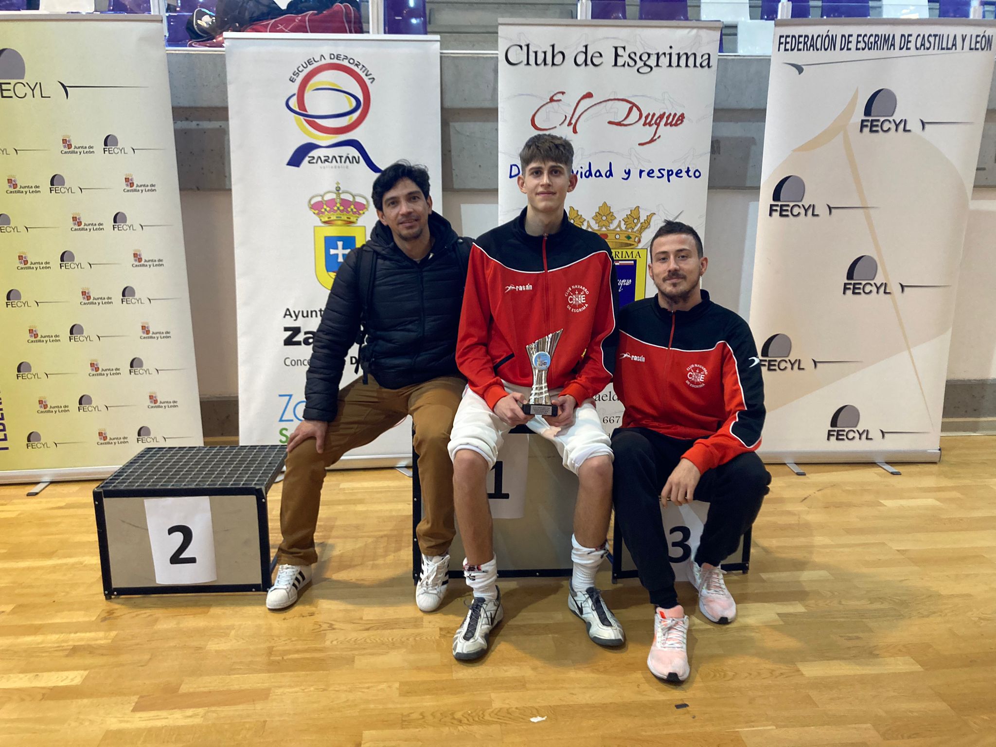 Medalla en el II Torneo Nacional de Ranking J&uacute;nior de espada celebrado en Zarat&aacute;n (Valladolid)